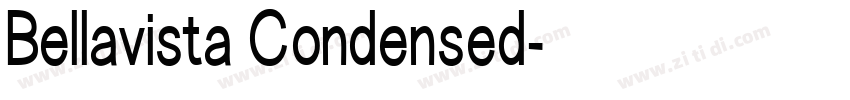 Bellavista Condensed字体转换